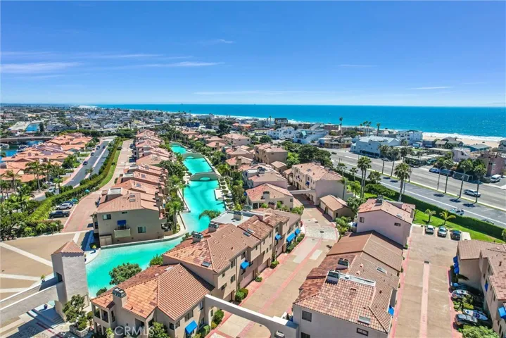AERIEL VIEW OF COMMUNITY & BEACH