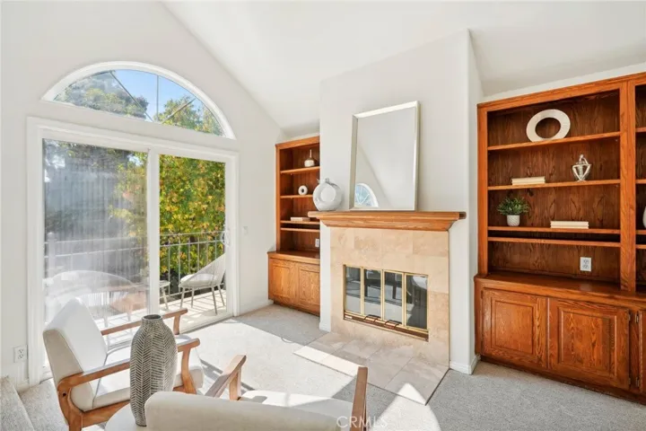 Primary Suite Fireplace, sitting area