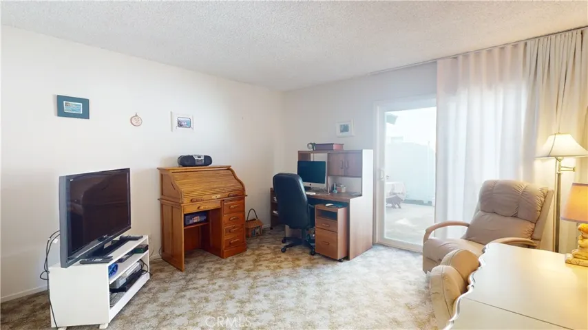 Primary bedroom being used as an office