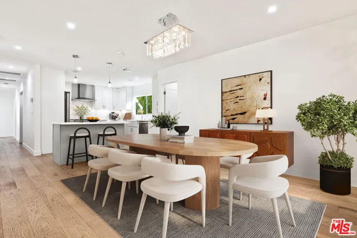 Virtually Staged Dining Area