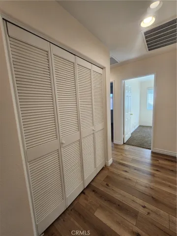 Hall with Laundry closet