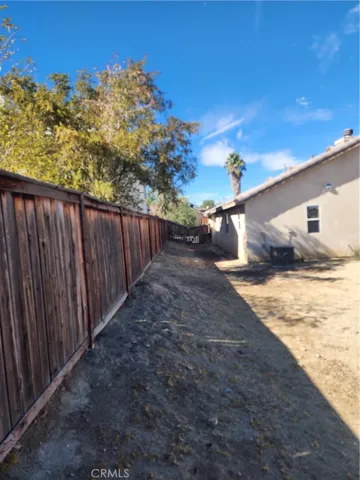Back side yard