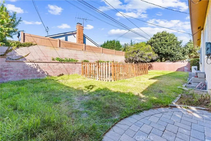 Backyard view one