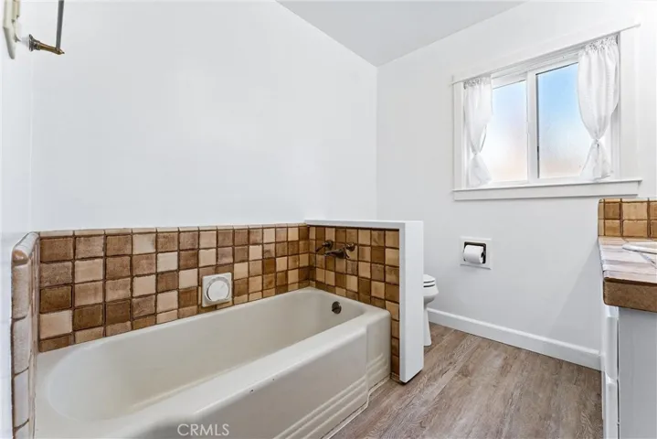Bathroom with tub
