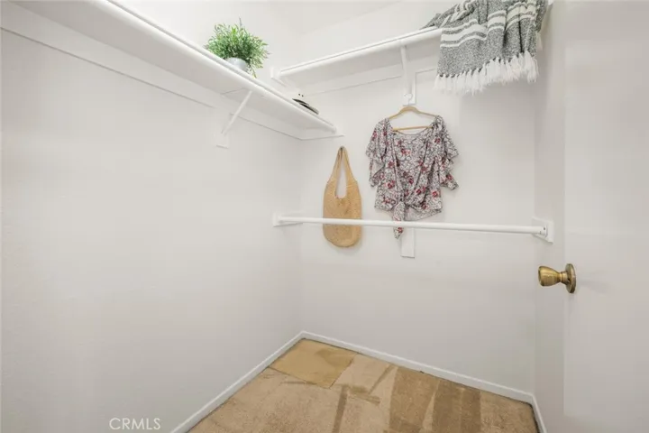 Huge walk in closet for those who like nice threads
