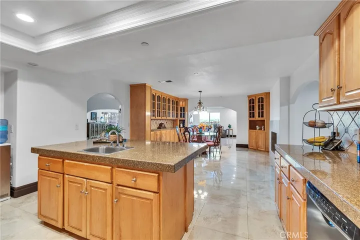 Open family kitchen