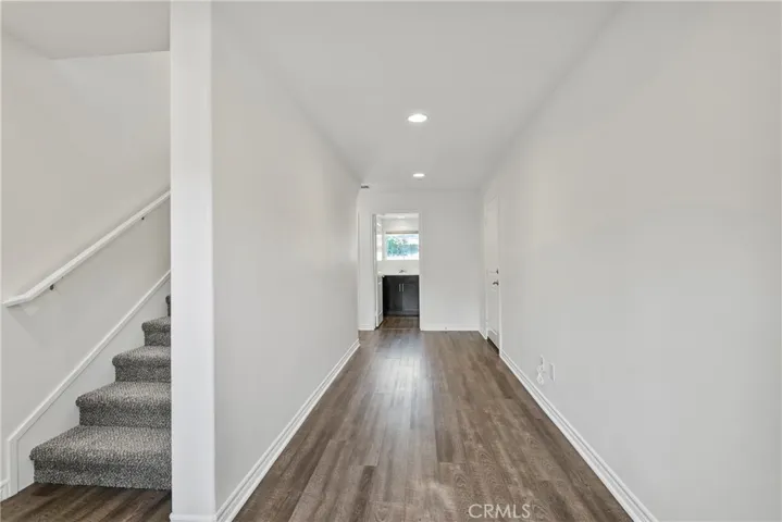 Main floor entry with bathroom