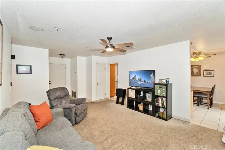 Living room facing the kitchen