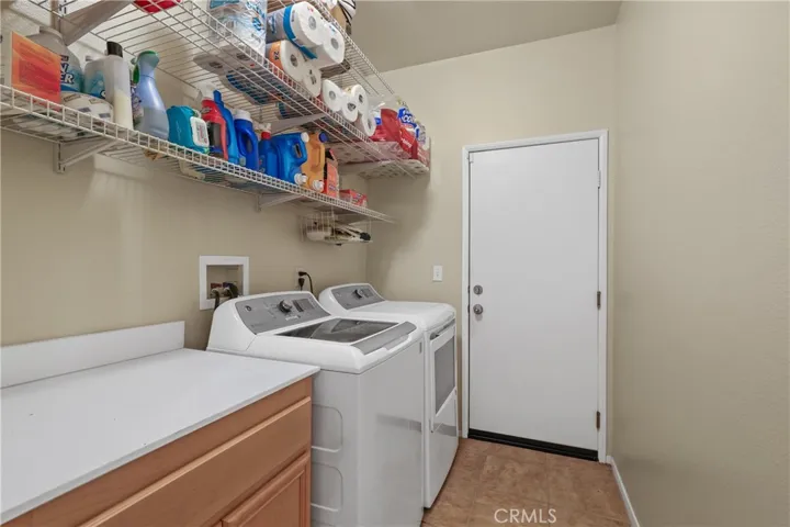 Laundry room inside