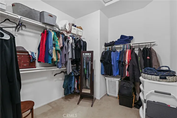Super spacious walk in closet