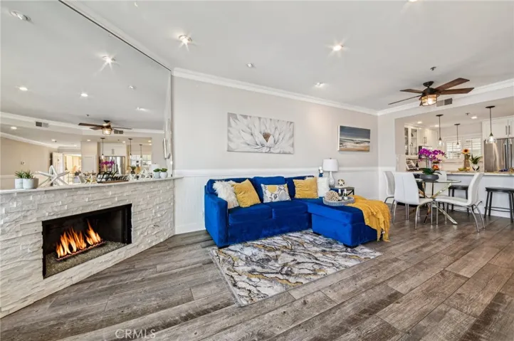 Cozy Fireplace for Cool Evenings