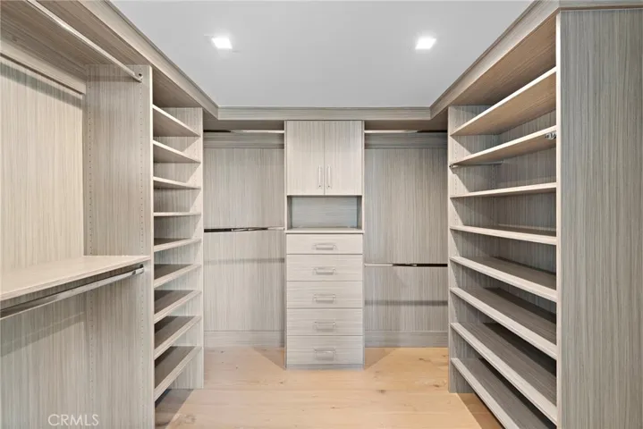 Walk in closet in upstairs primary