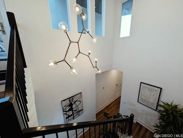 Hallway chandelier