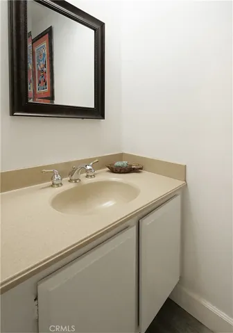 Powder Room off the Entry Foyer