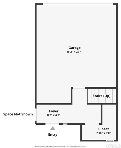 1st Floor Layout 2 Car Garage