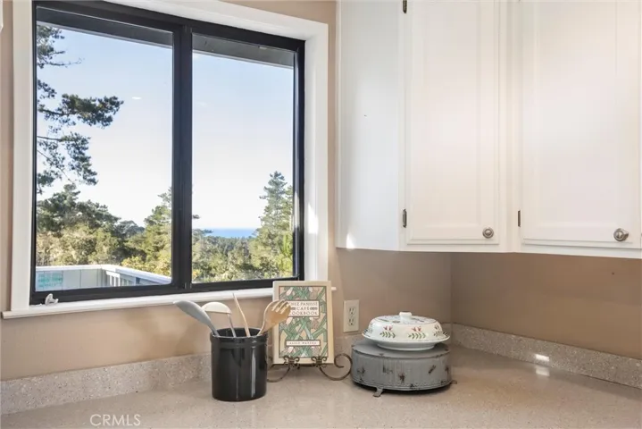 View from window in kitchen.