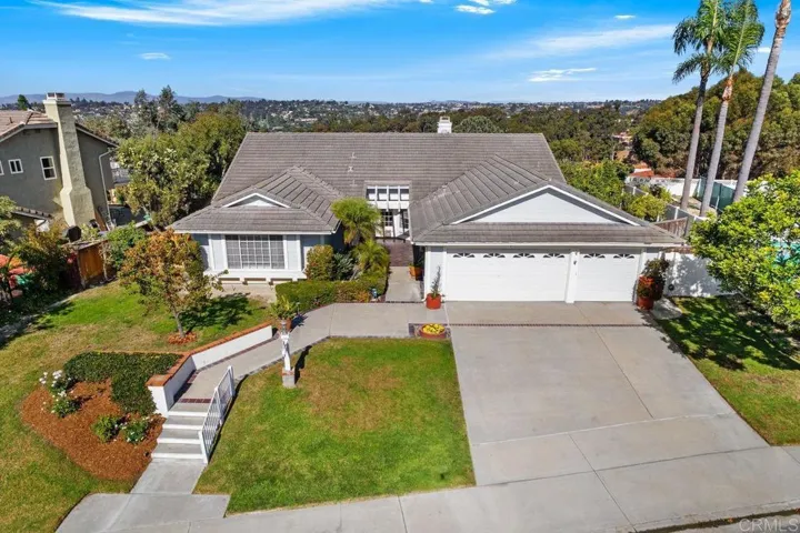 Ariel view of Front of House