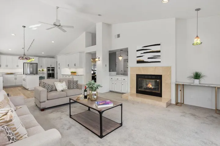 Family Room and Kitchen