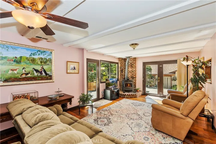 Fire in wood stove was added digitally