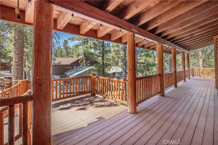 Large wrap around patio