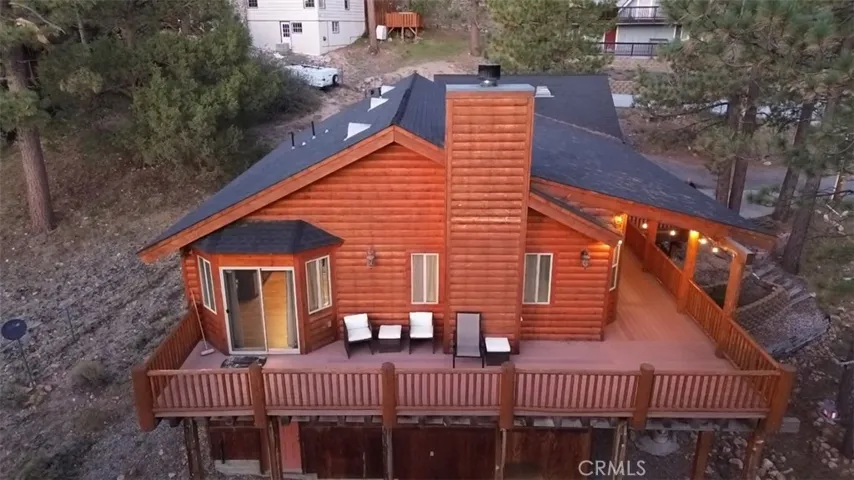 Large wrap around patio