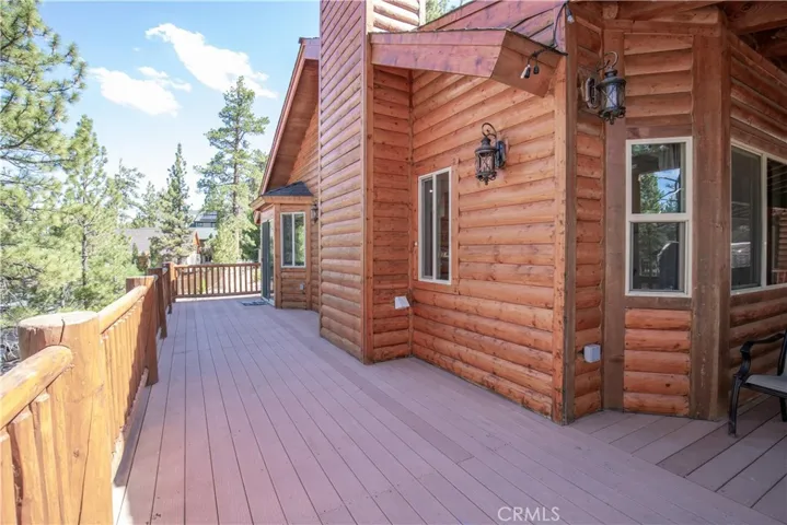 Large wrap around patio