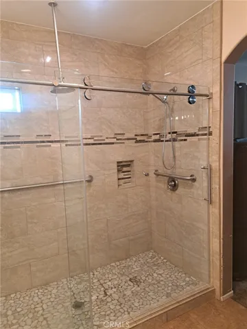 Master walk-in shower