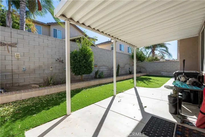 Backyard patio