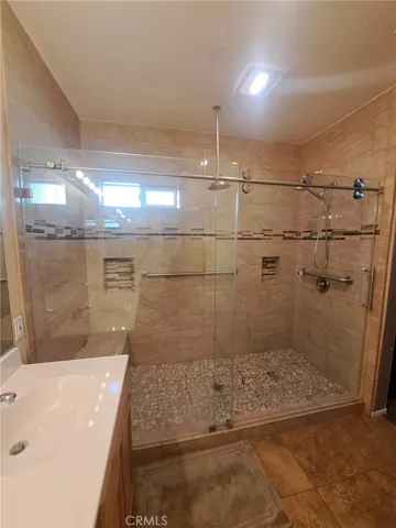 Master walk-in shower