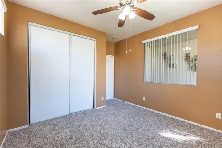 Bedroom 1 with lots of closet space