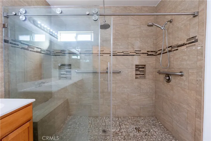 Master walk-in shower