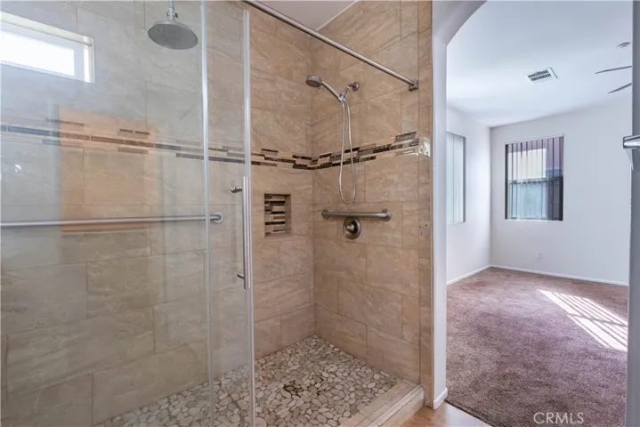 Master walk-in shower