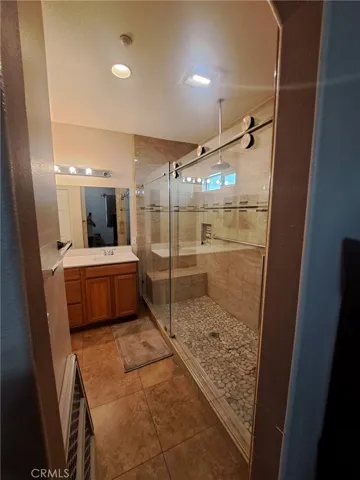 Master walk-in shower