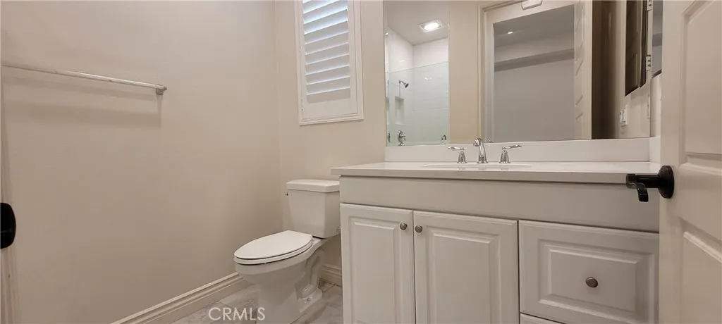 main floor bathroom with a shower
