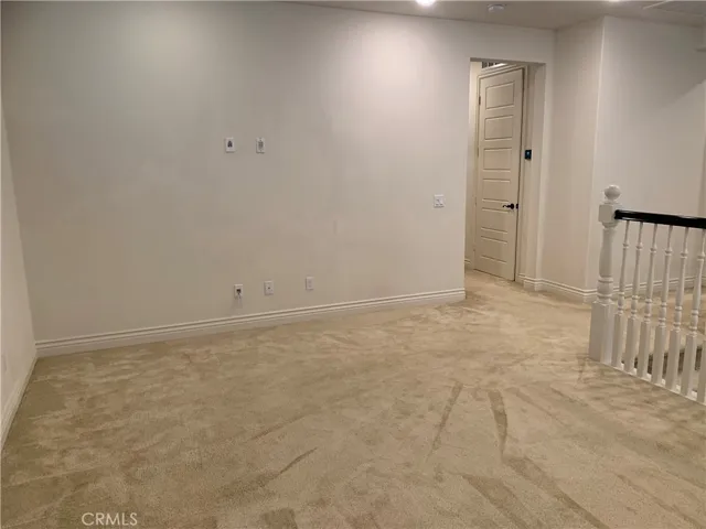 loft with mounted TV plugs