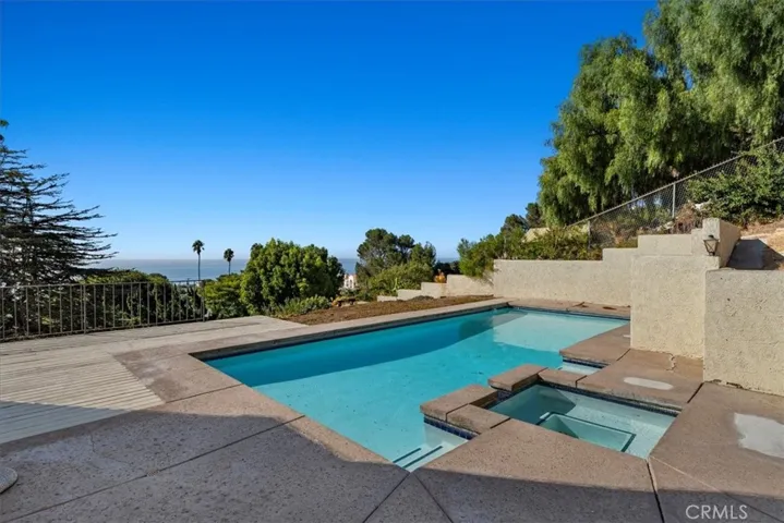 Pool ocean views