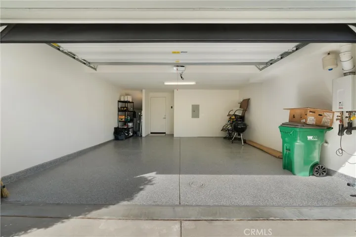 Two car attached garage
