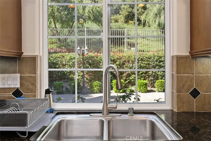 view to the backyard