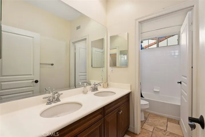 upstairs shared bathroom.