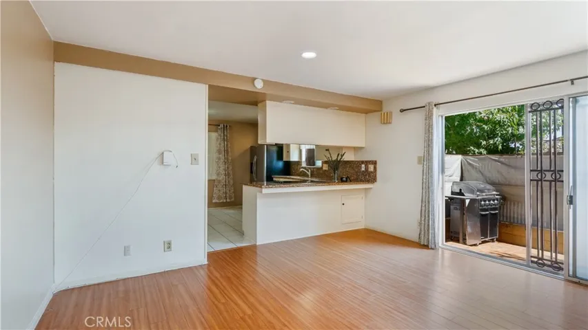 Living Room view to patio