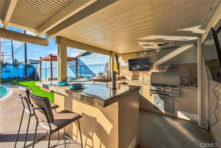 Great BBQ island