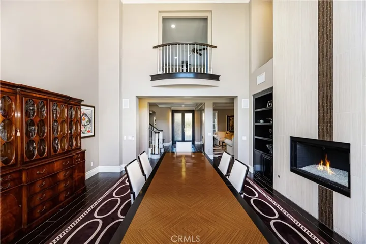 Another view of the formal dining room