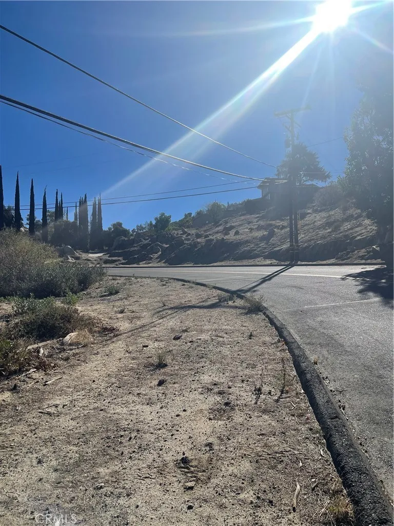 Pachea Trail in front of parcel.