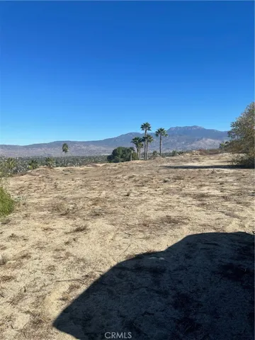 Huge graded building pad.