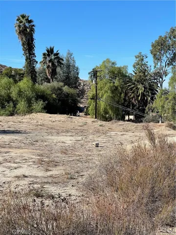 Huge graded building pad.