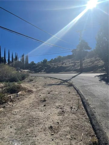 Pachea Trail in front of parcel.