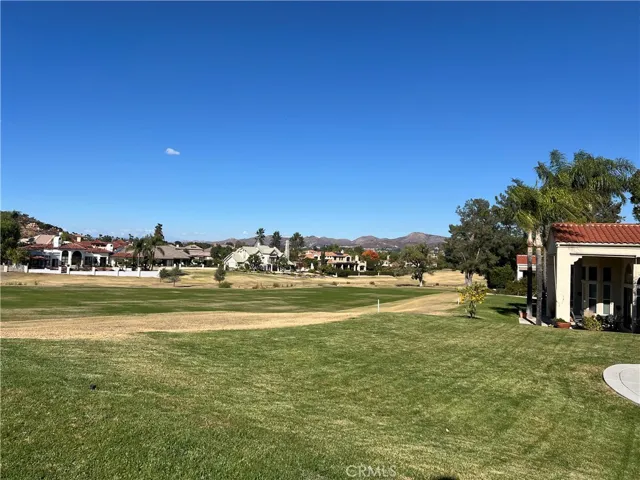 View from the backyard.  This is hole number 14!