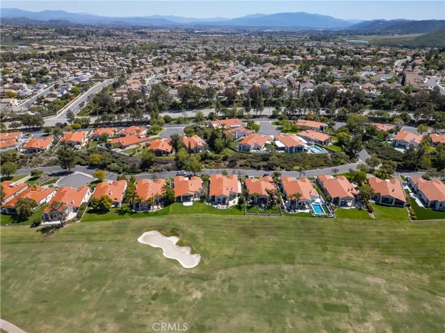 Aerial view of the neighborhood