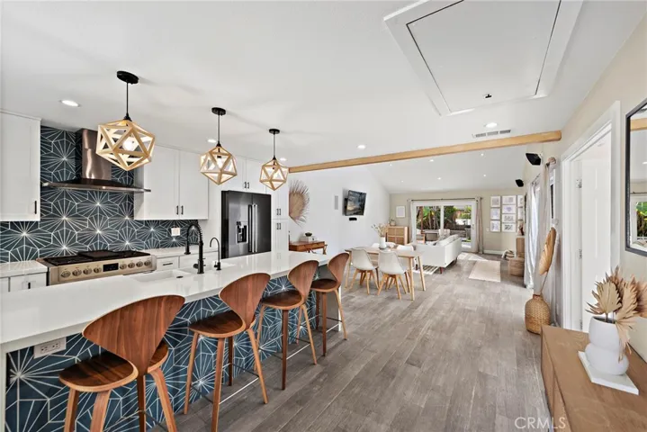 Remodeled open floorplan