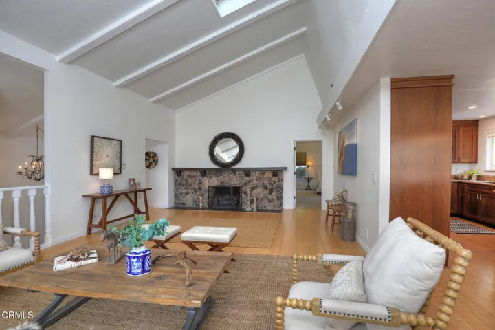 Great room fireplace